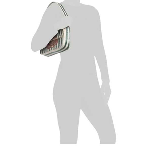 MADE IN INDIA multi Beaded Seashell Shoulder Bag. - Picture 2 of 2